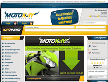 Tablet Screenshot of motokay.de